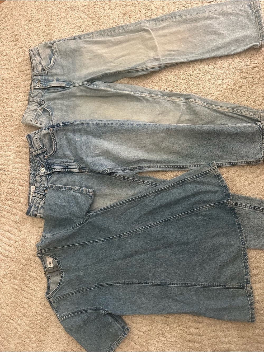 Zara Youth Girl Size 9 dress and jeans
